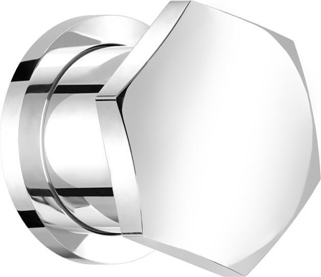 Produktbild Star Piercing Flesh Plug silber Hexagon mit O-Ring (Chirurgenstahl 316L, ohne Messing)
