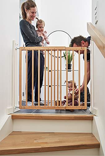 Immagine prodotto Baby Dan Cancelletto di sicurezza Multidan in legno 60,5-102 cm (60.50 cm)