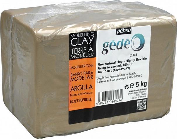 Produktbild Pebeo Gédéo Ton zum Brennen Weiss 5 Kg (Weiss, 5000000 ml)