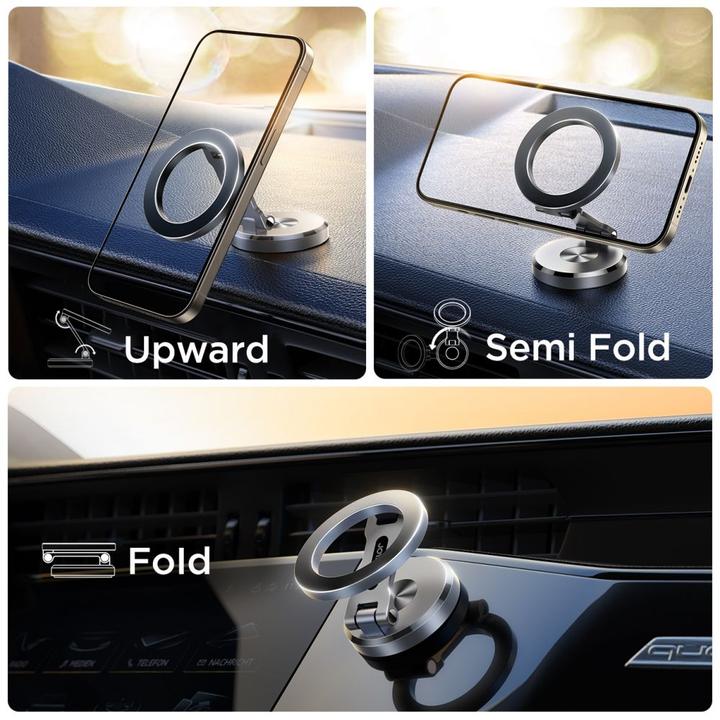 Immagine prodotto Joyroom Porta cellulare magnetico pieghevole per auto JR-ZS403 sul cruscotto - grigio