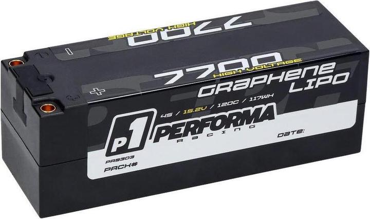 Produktbild Performa Racing Graphene HV Lipo 7700 15.2V 120C (15.20 V, 7700 mAh)