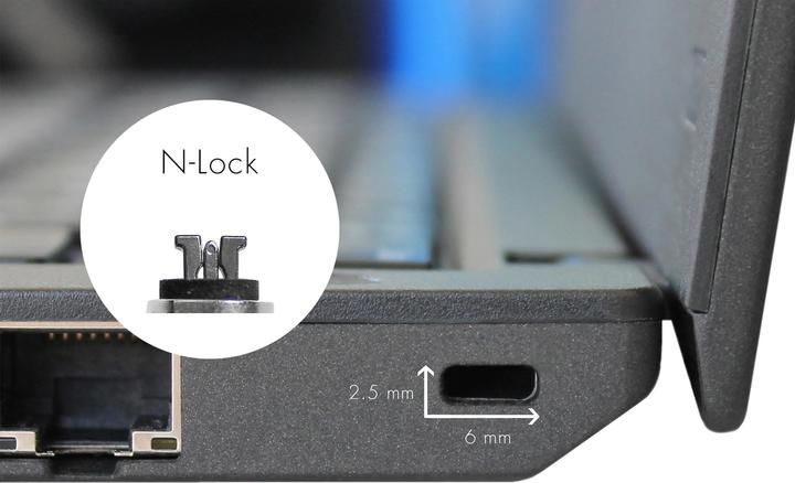 Immagine prodotto Dicota Cavo Sec. Nano Lock Ultra Slim con chiave, slot
