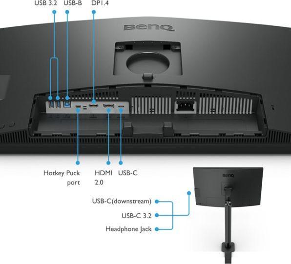 Actual product image BenQ PD2706UA (3840 x 2160 Pixels, 27")
