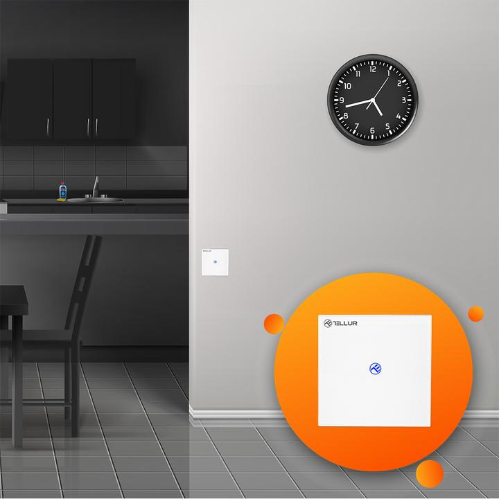 Produktbild Tellur Smart WiFi switch, SS1N 1 port 1800W 10A