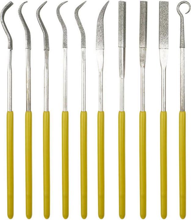 Produktbild Donau Diamantfeilen Gebogen 10 tlg. (140 mm)