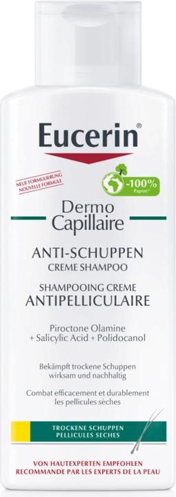 Eucerin DermoCapillaire Anti-Schuppen Creme Shampoo (250 ml, Flüssiges Shampoo)