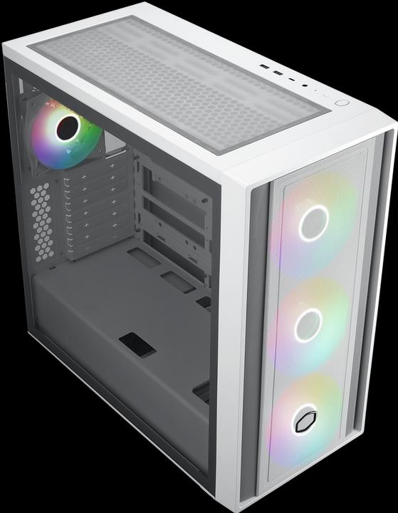 Produktbild Cooler Master MasterBox 600 White (mATX, ITX, ATX, E-ATX)