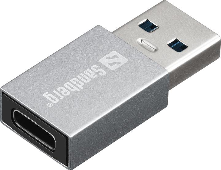 Actual product image Sandberg USB-A to USB-C dongle