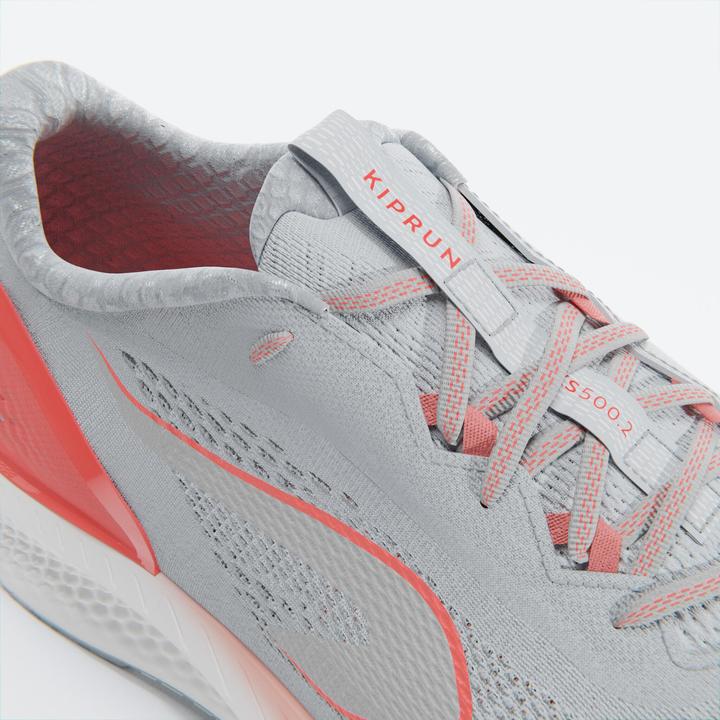 Immagine prodotto Kiprun Scarpe da corsa da donna - KS500 2 grigio/corallo (37)