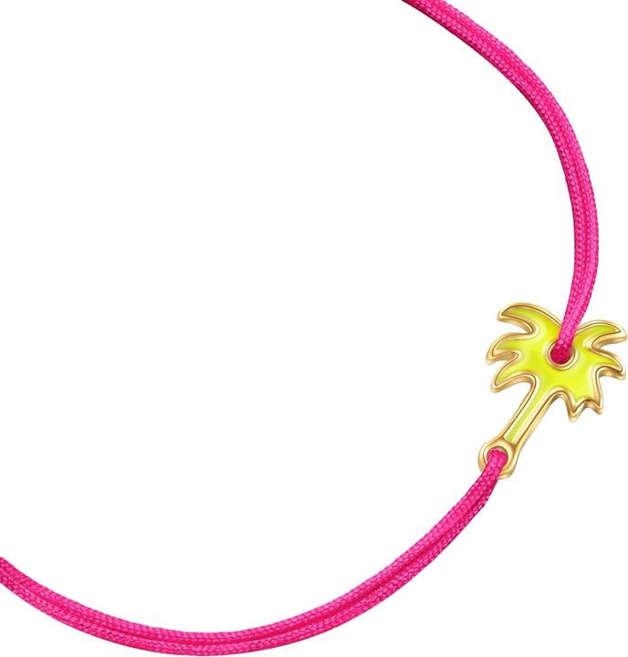Produktbild Glanzstücke München Textilarmband Palme - 36492 (22 cm, Sterling Silber)