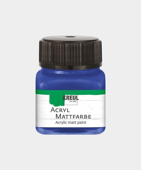 Produktbild Kreul Acryl Mattfarbe, 20 ml (Blau, 20 ml)