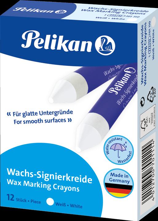 Produktbild Pelikan Wachs-Signierkreiden 772/12 (Blau, Weiss, 12 x)