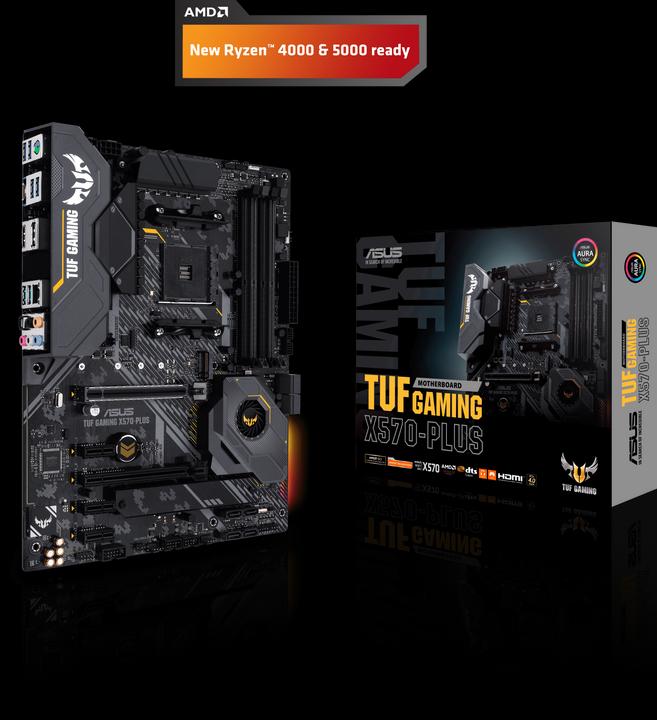 Actual product image ASUS TUF Gaming X570-Plus (AM4, AMD X570, ATX)