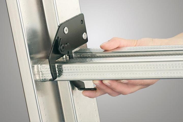 Actual product image Hailo S100 ProfiLOT | 2 x 6 + 1 x 5 rungs (Stepladder, 48 cm)