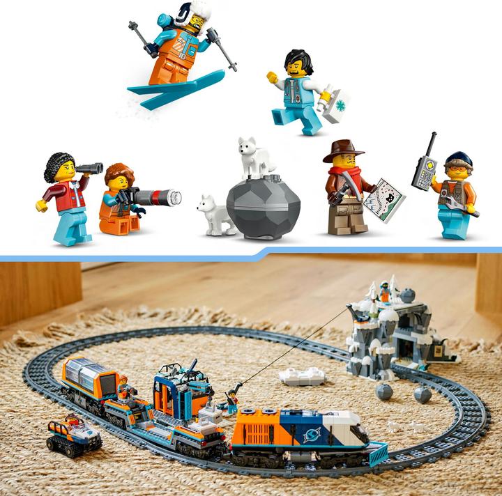 Actual product image LEGO Arktis-Polarexpress (60470, LEGO City)