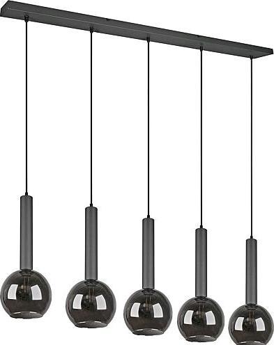 Produktbild Trio 310300532Pendelleuchte schwarz 'Clayton' 5flg (E27)