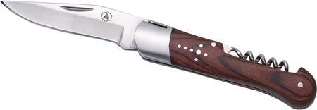 Image du produit Laguiole Couteau De Chasse &Corkscrew Pochette En Cuir Rosewood