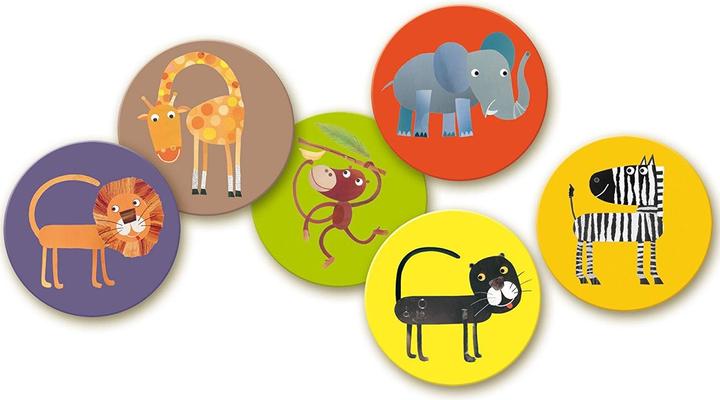 Actual product image Djeco Memory Jungle (German, French, Italian, English)