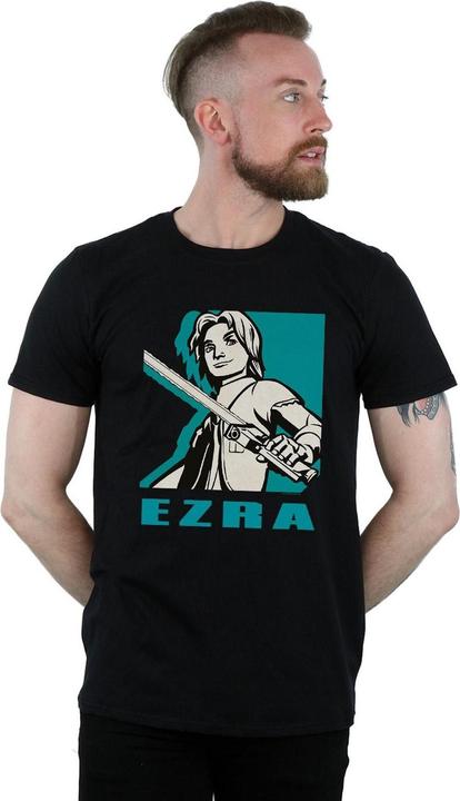 Actual product image Star Wars Mens Rebels Ezra T-Shirt (XXL)