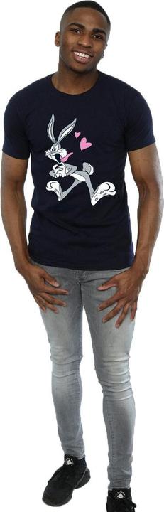 Actual product image Looney Tunes Mens Bugs Bunny In Love T-Shirt (M)