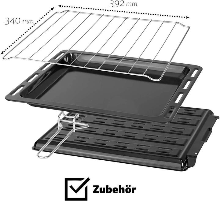 Produktbild Icqn 42 Liter Minibackofen, Anthrazit