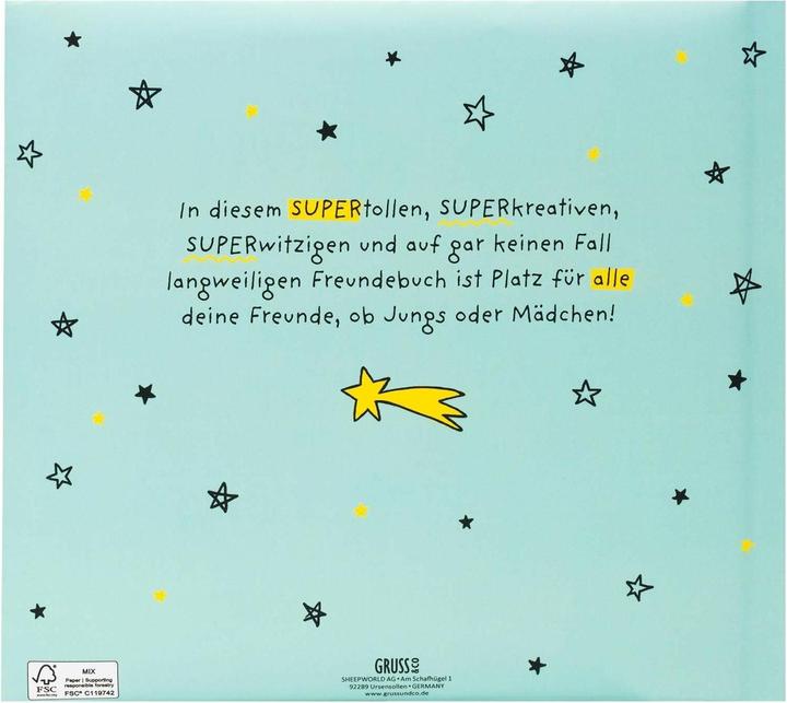 Produktbild Sheepworld Freundebuch Motiv Meine Superfre.48908 (Deutsch, 2024)