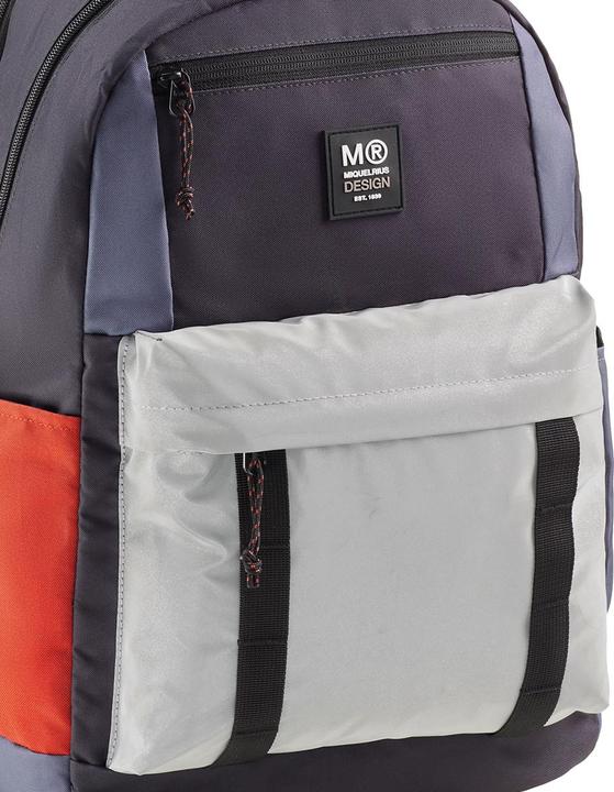 Produktbild Miquelrius Rucksack Triple Amsterdam Recy 28l 3 Fächern blau (28 l)