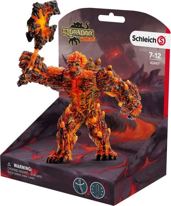 Immagine prodotto Schleich Creature di Eldrador - Golem di lava con arma (42447)