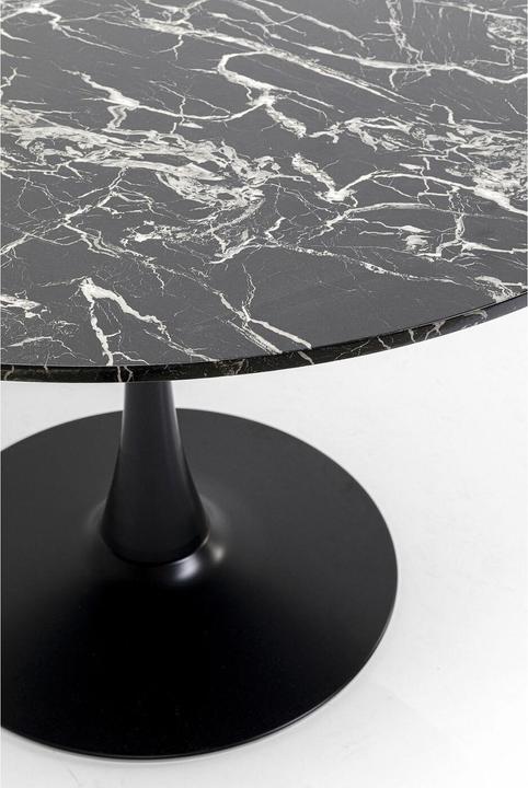 Produktbild Kare Design Tisch Schickeria Marmor Schwarz Ø110cm (110 x 110 x 74 cm)