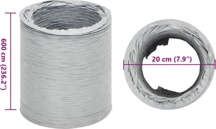 Image du produit VidaXL Tuyau d'évacuation d'air