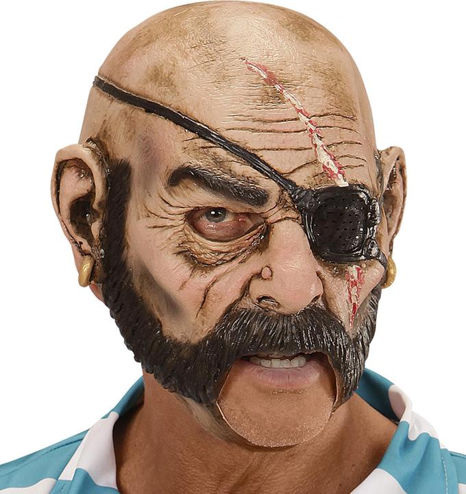 Actual product image Widmann Scary pirate mask