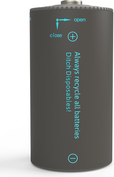 Actual product image Pale Blue Battery C (2 pcs., C, 2800 mAh)