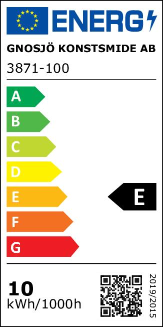 Energie-Label Konstsmide Micro LED Lichterkette 'Cluster' 1500 ww LED (37.98 m)