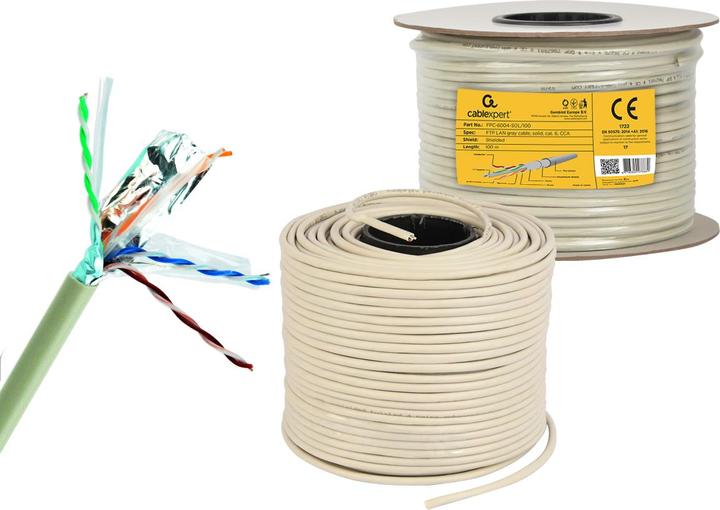 Actual product image Gembird Network cable (F/UTP, CAT6, 100 m)