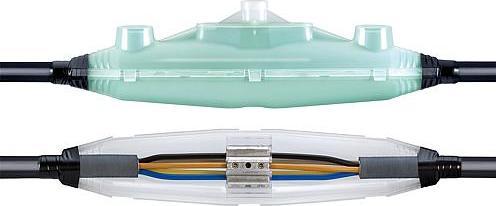 Actual product image HellermannTyton Connecting sleeve 5x1.5 to 5x16 i-2 Prem.PUR33-GN-SF