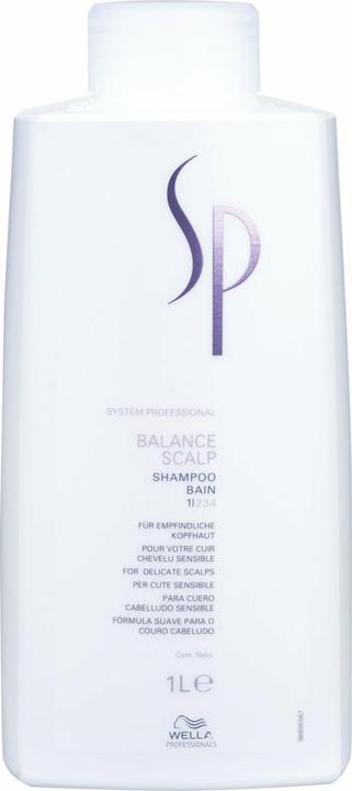Wella System Professionals Balance Scalp Shampoo-1000ml (1000 ml, Flüssiges Shampoo)
