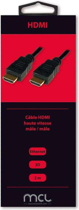 Actual product image MCL 1080P HIGH SPEED HDMI CABLE (2 m, HDMI)