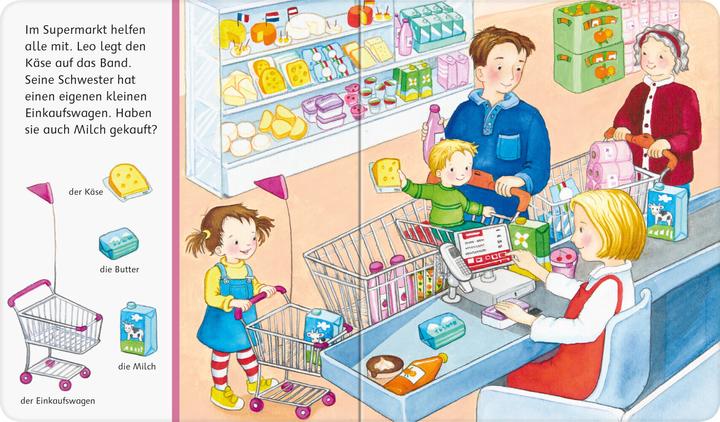 Immagine prodotto Ravensburger Mein erstes Sachen suchen: Beim Einkaufen (Tedesco, Sandra Grimm, Denitza Gruber, 2021)