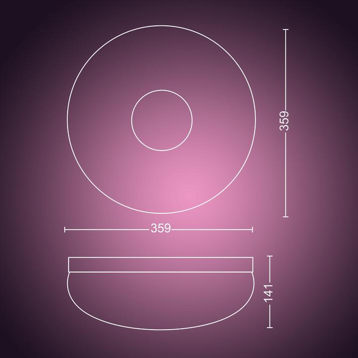 Actual product image Philips Hue Flourish Base BT (2400 lm)