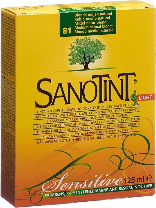 Immagine prodotto Sanotint Sensitive Light Haarfarbe 81 mittel naturblond (81)