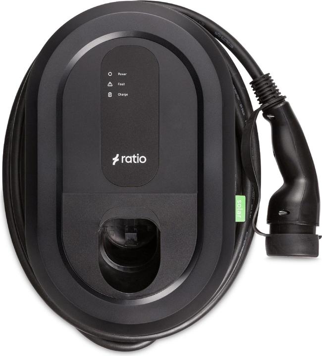 Image du produit Ratio Electric Station de recharge solaire 11 - 22 kW, type 2, WLAN/LAN/BT, 7.5 m (Type 2, 22 kW, 32 A, Câblé en dur)