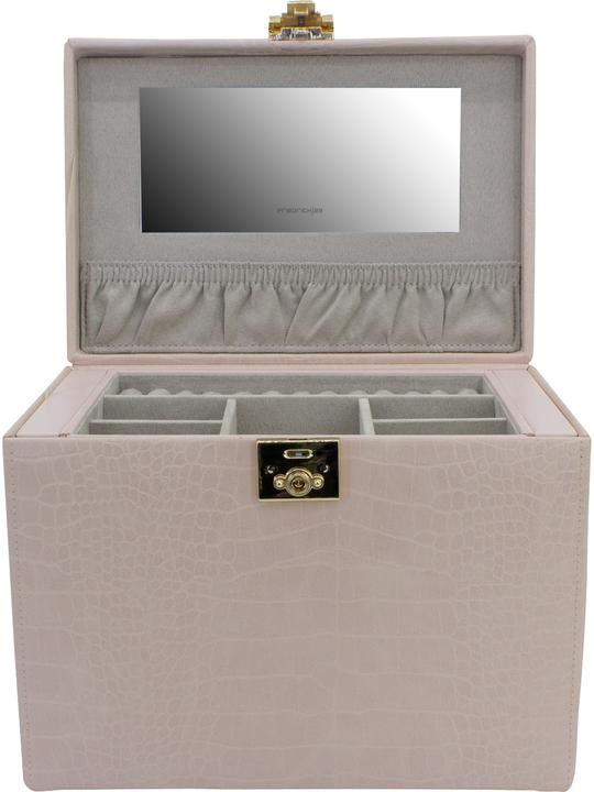 Produktbild Friedrich Modern antique pink jewelry box with crocodile pattern Caiman 20136-4