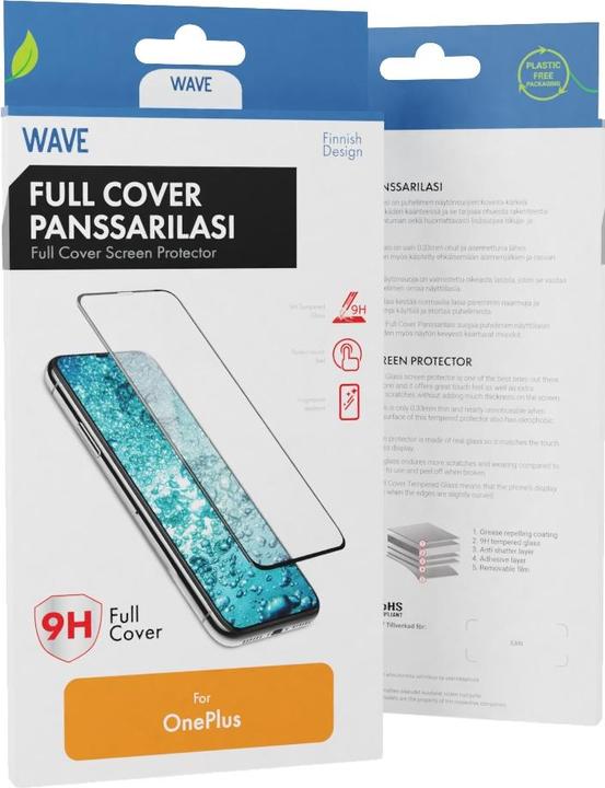 Image du produit Wave Full Cover -panssarilasi, OnePlus Nord CE 2 Lite, musta (1 pièce(s), OnePlus Nord CE 2 Lite 5G)