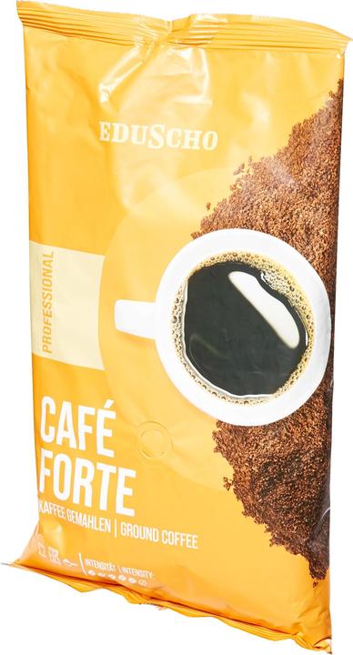 Actual product image Eduscho PROFESSIONAL forte coffee, ground Arabica and Robusta beans, strong 500.0 g (Dark roast, 500 g)