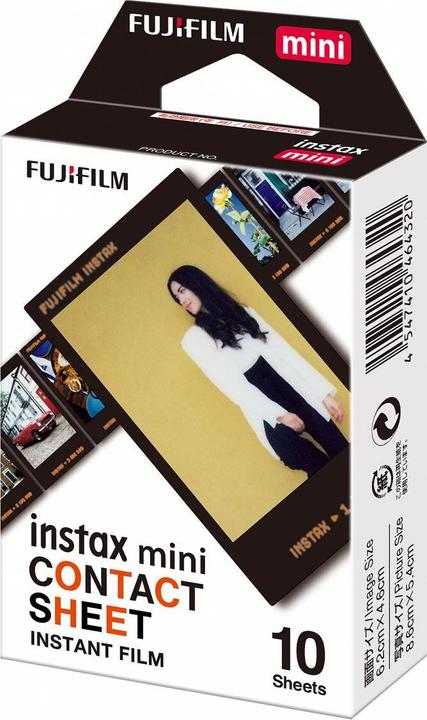 Fujifilm Contact Sheet (Instax Mini)
