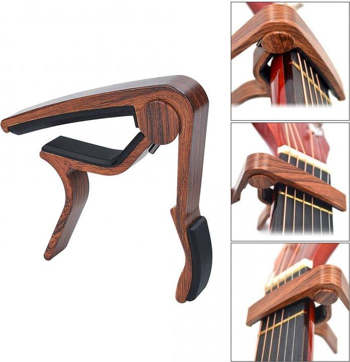 Actual product image JTI Guitar capo - wood (Capo)