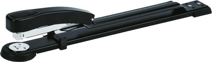Office Products Heftgerät Langarmheftgerät, Heftklammern bis 50 Blatt, Metall, Schwarz (50 Blätter)