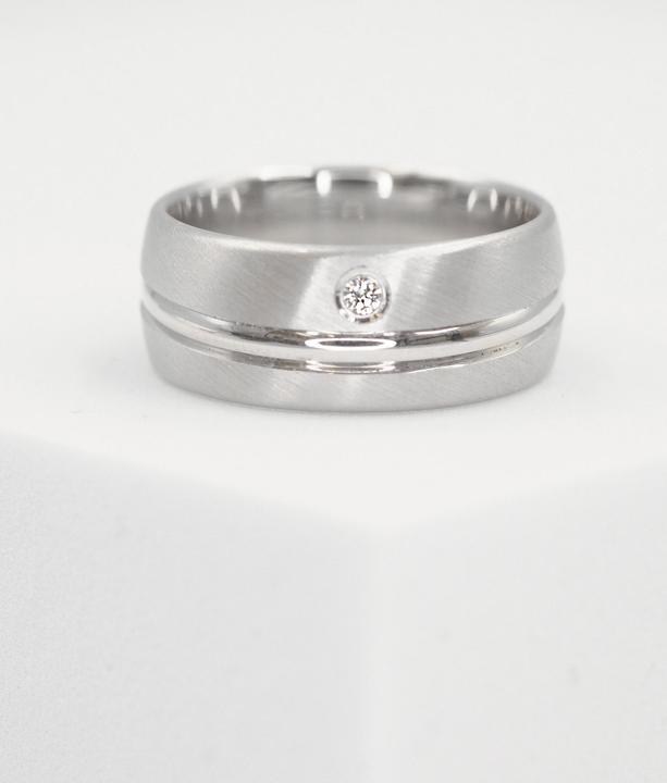 Produktbild Muau Partnerring (58, 925 Silber)