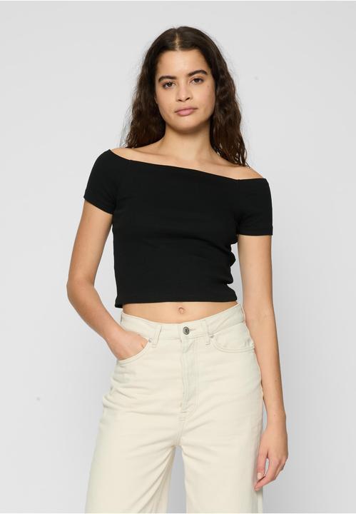 Actual product image Urban Classics Ladies Off Shoulder Rib Tee 2-Pack - 60065 (M)