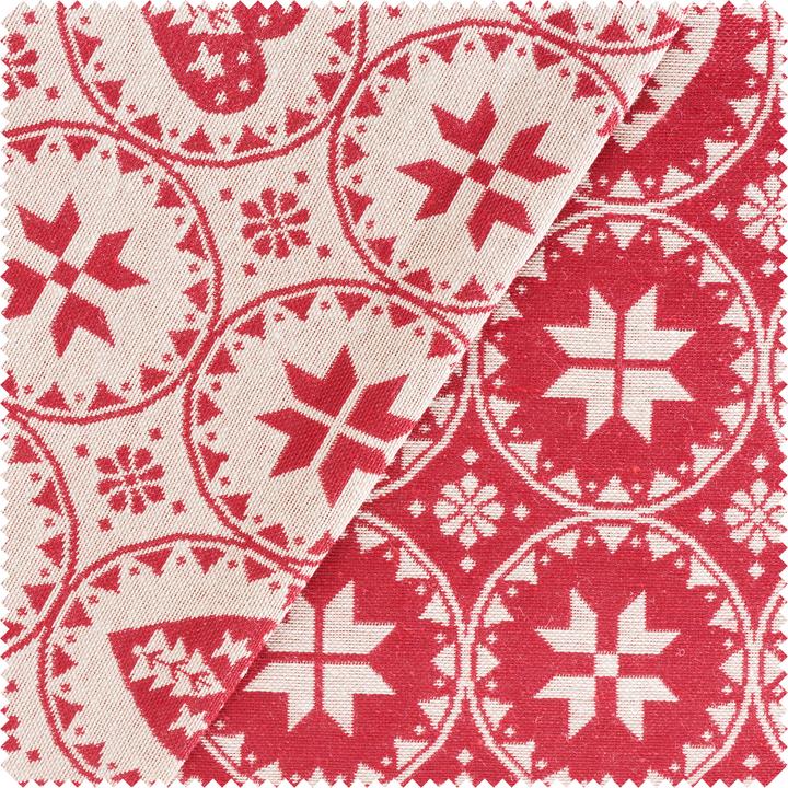 Produktbild VBS Jacquard-Stoff "Weihnacht", beidseitig, 140 cm breit, Meterware